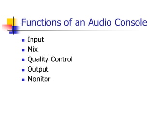 Output Multiple Audio With Control 7. audio sound control | PPTX