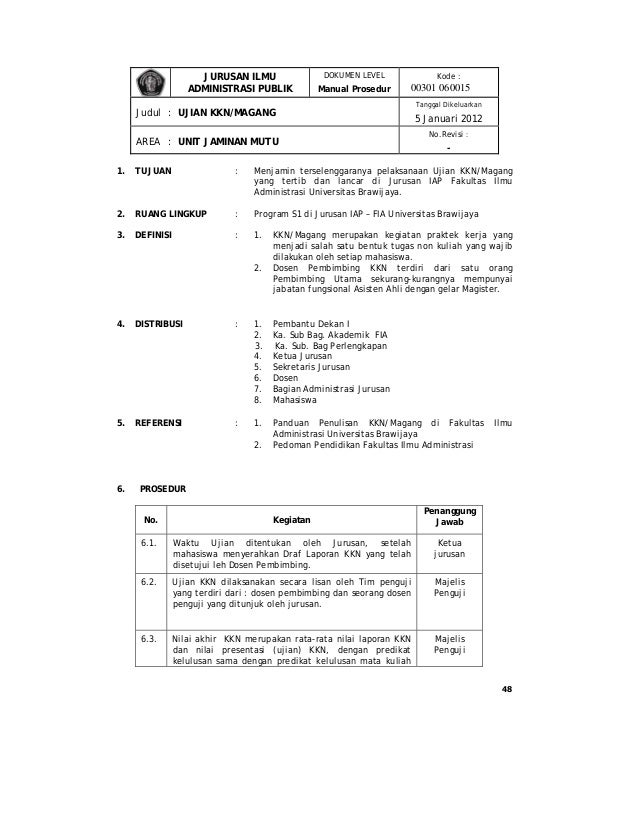 Manual Prosedur