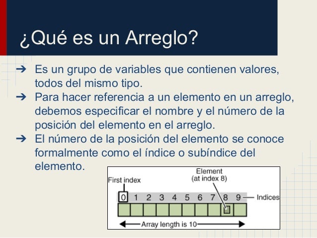 Para Que Sirven Los Arreglos En Programacion - slingo