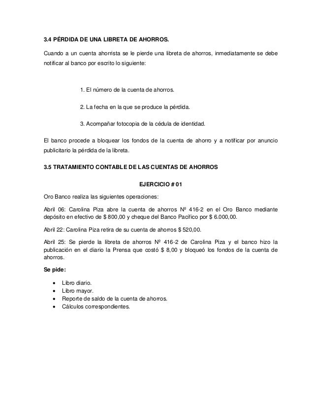 CONTABILIDAD BANCARIA
