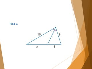 Find x.
 