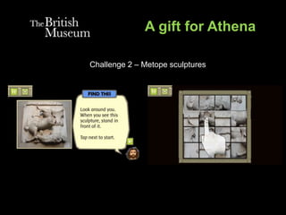 A gift for Athena
Challenge 2 – Metope sculptures
 