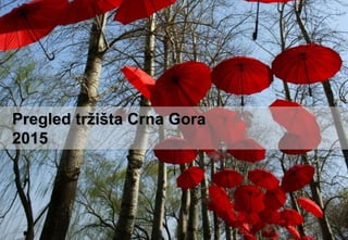 Pregled tržišta Crna Gora
2015
 