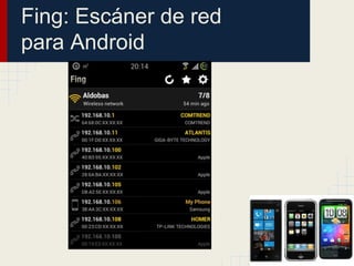 Fing: Escáner de red
para Android
 