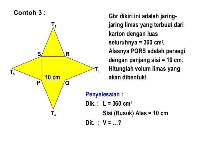 Cara Membuat Bangun  Ruang  Dari  Karton Inspirasi Desain 