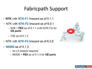 Fabricpath Support
 