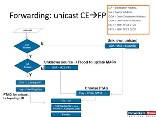 Forwarding: unicast CEFP
 
