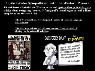 American Neutrality
Not backing either side.
 