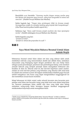 Apa Ertinya Saya Menganut Islam fathi yakan | PDF