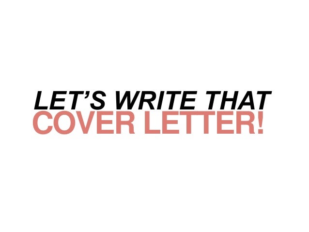 how to write a winning cover letter