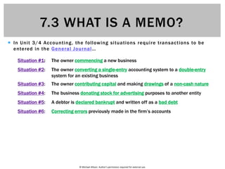 7.3 What is a Memo? | PPTX