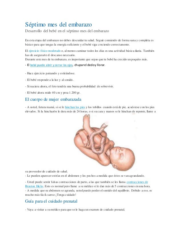 7 Meses De Gestacion 7 Meses De Gestacion