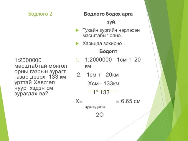 Газарзүйн зургийн масштаб