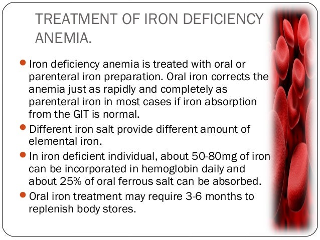 What are some signs of iron deficiency?