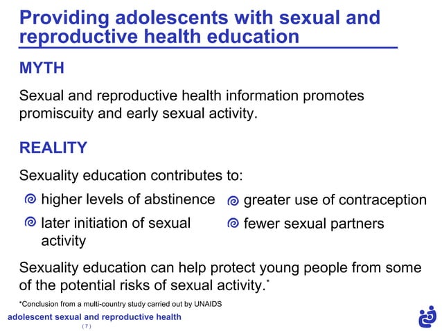 Concept of Adolescent Sexual & Reproductive Health (ASRH), Problems ...