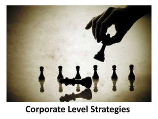 Corporate Level Strategies
 