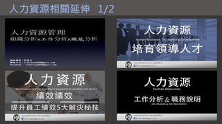 人力資源相關延伸 1/2
 