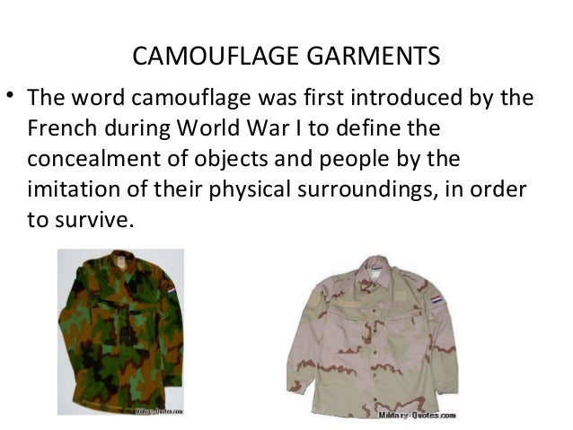 7. military textiles