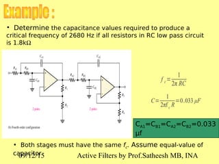 7.Active Filters using Opamp | PDF