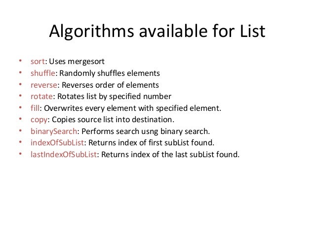 collections in java collections in java