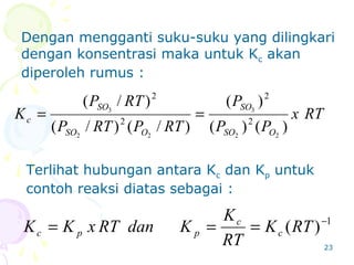7. kesetimbangan kimia | PPT
