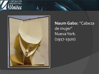 Naum Gabo: "Cabeza
de mujer"
NuevaYork.
(1917-1920)
 