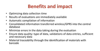 Implementation of mobile computing system to support the management of the operations in the CIAT Genebank