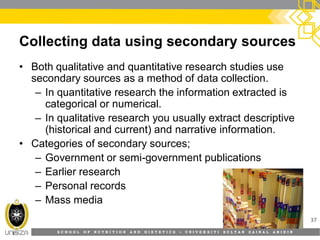 7. Selecting a data collection method | PDF