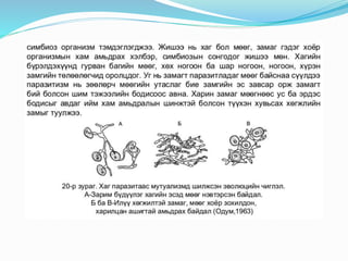 "Экологи байгаль хамгаалал" Хичээл-7