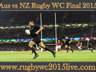 Watch final of rugby wc 2015