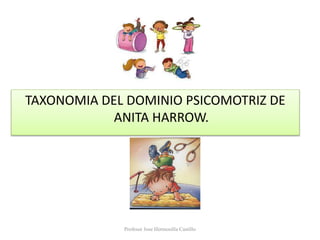 TAXONOMIA DEL DOMINIO PSICOMOTRIZ DE
ANITA HARROW.
Profesor Jose Hermosilla Castillo
 