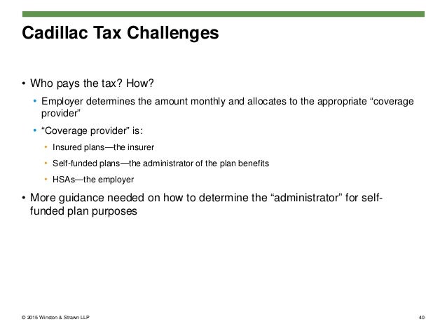 The Affordable Care Act – Compliance Challenges for Employers