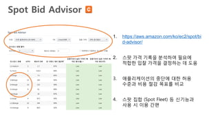 스팟 인스턴스 요청
 