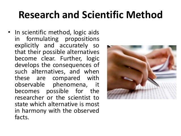 Research and scientific method - Research Methodology 