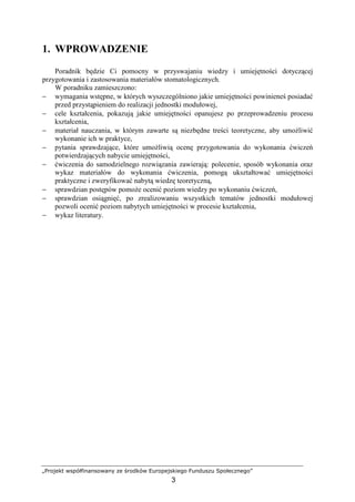 7 Przygotowanie Materia w Stomatologicznych PDF 7 Przygotowanie Materia w Stomatologicznych PDF