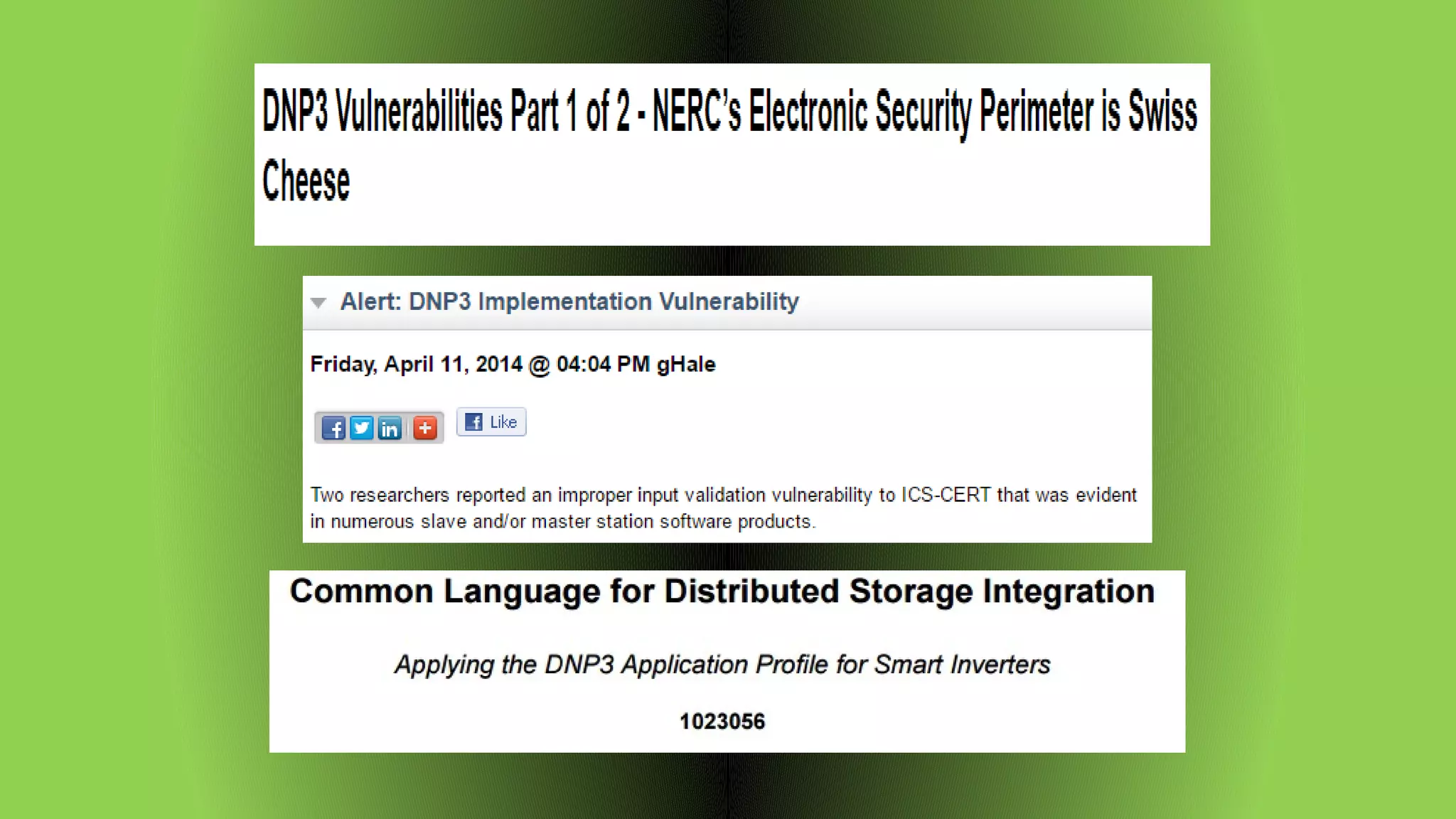 Andrew Dodson - Smart grids are stupid ideas