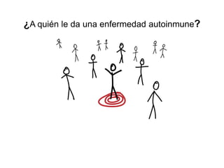 ¿A quién le da una enfermedad autoinmune?
 