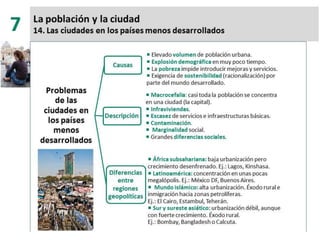7. la población y la ciudad
