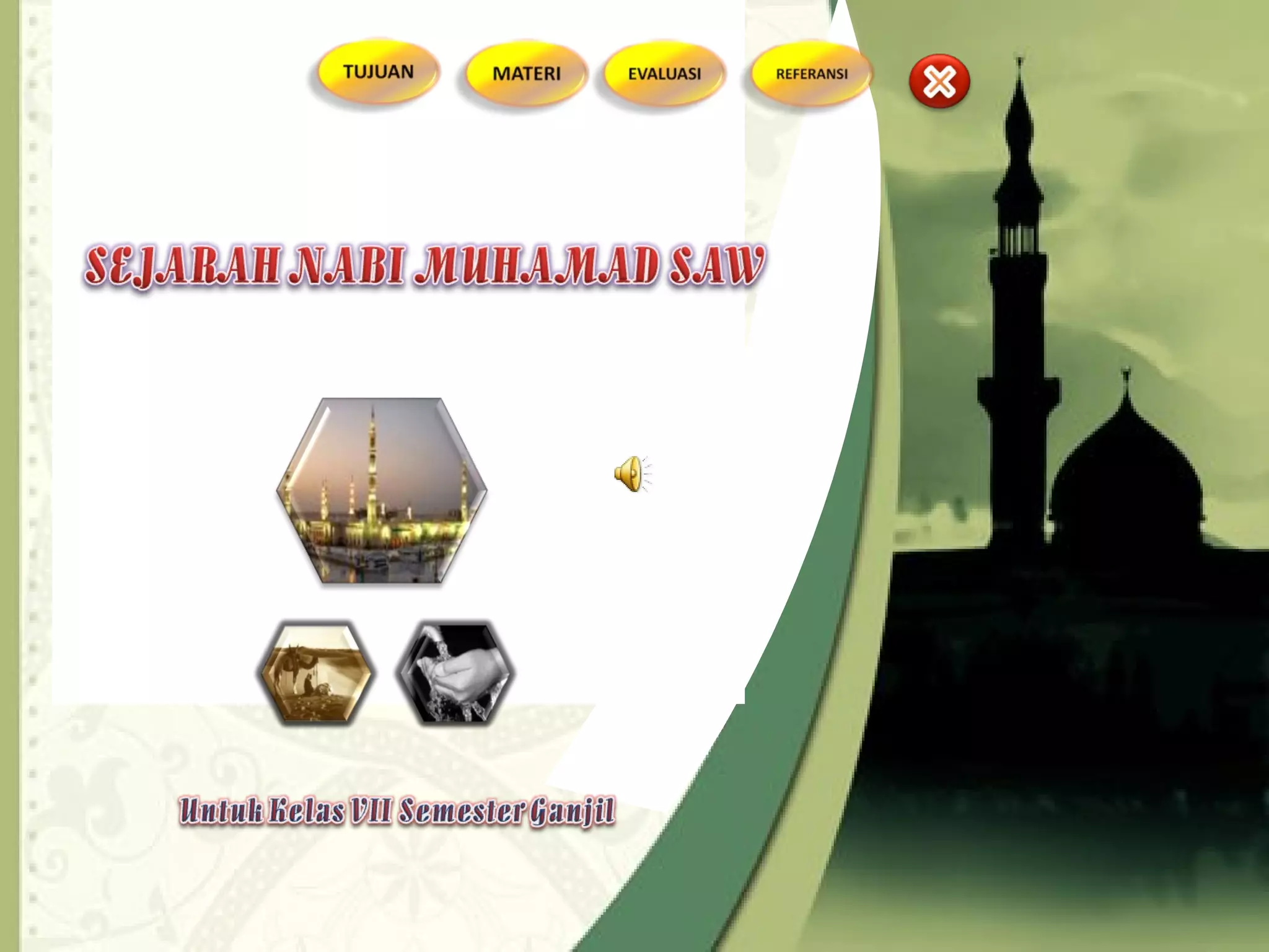 PPT Sejarah Nabi Muhammad smt 1 | PPT