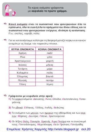Επιμέλεια: Χρήστος Χαρμπής http://xristx.blogspot.gr σελ.20
 