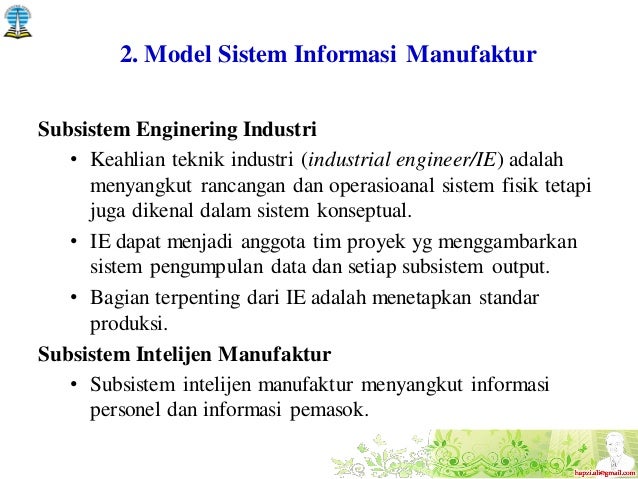 7. hapzi ali, sistem informasi operasional (operational 