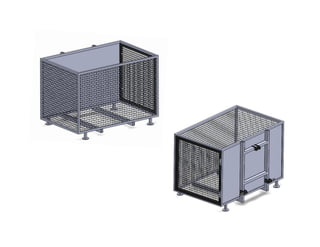 3D model of cage for purpose of transport...