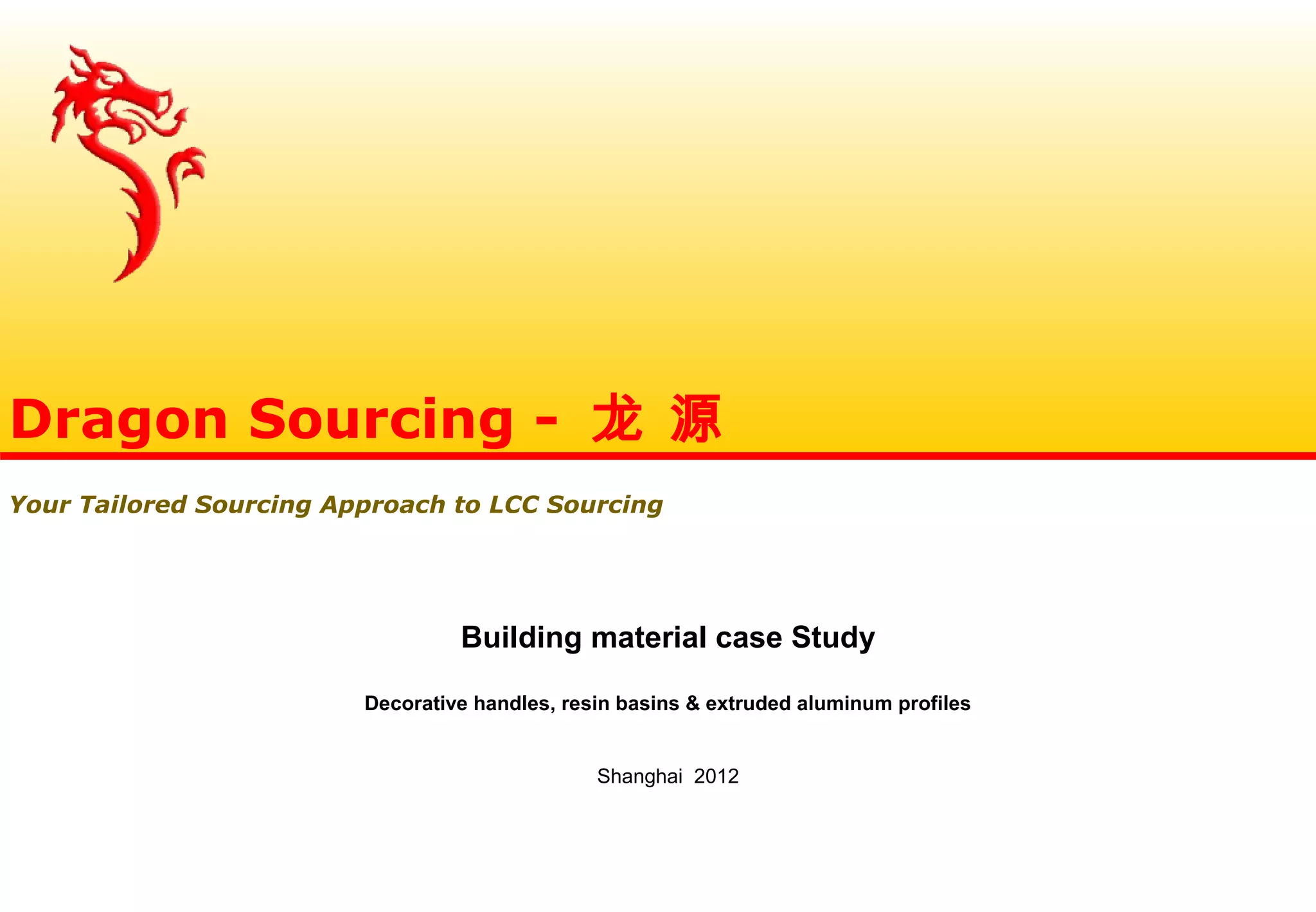 Building material case Study | PPT