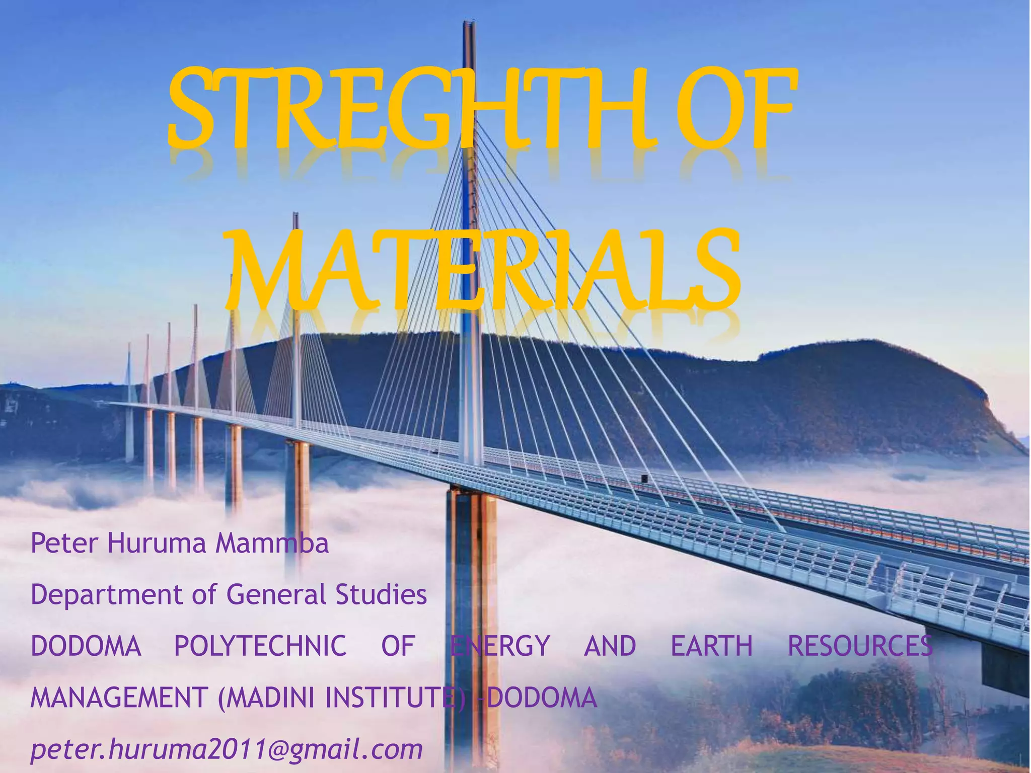 Strength of Materials PPT