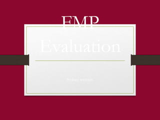 FMP
Evaluation
Sydney wratten
 