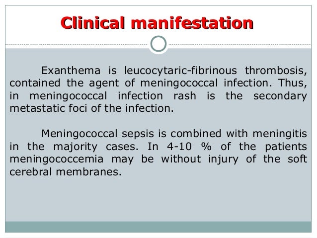 MENINGOCOCCAL INFECTION PDF MENINGOCOCCAL INFECTION PDF