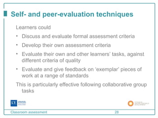 7. assessment session slides | PPT