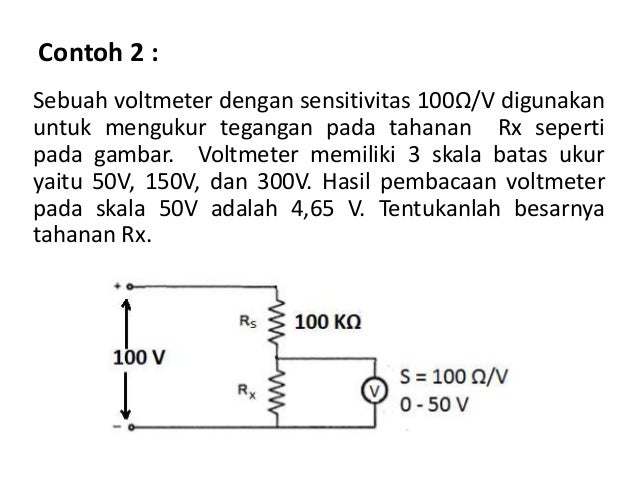 Contoh Soal Voltmeter