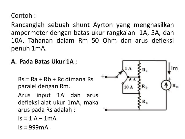 7 Instrumen Volt Meter Dan Ammeter