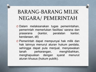 Lembaga negara yang bertugas melaksanakan tugas pemerintahan dibidang administrasi negara adalah